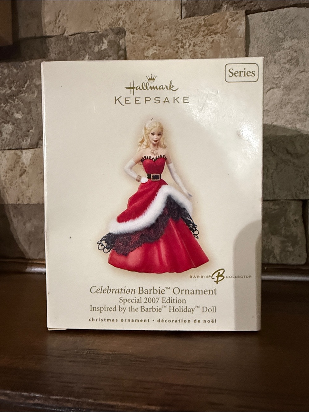 Hallmark Celebration Barbie Ornament - Red, White & Black Accents